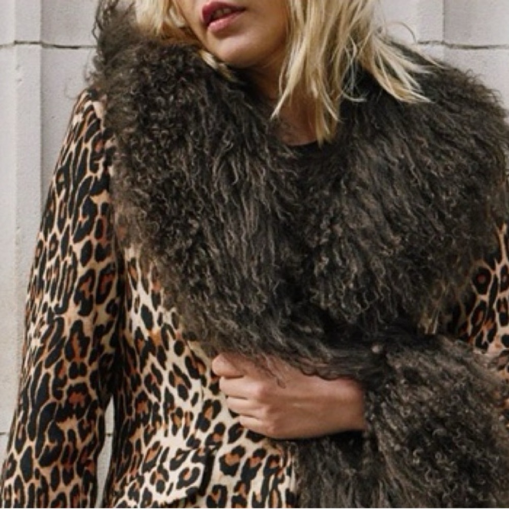 NWT Charlotte Simone Harley Leopard Coat - Picture 4 of 8